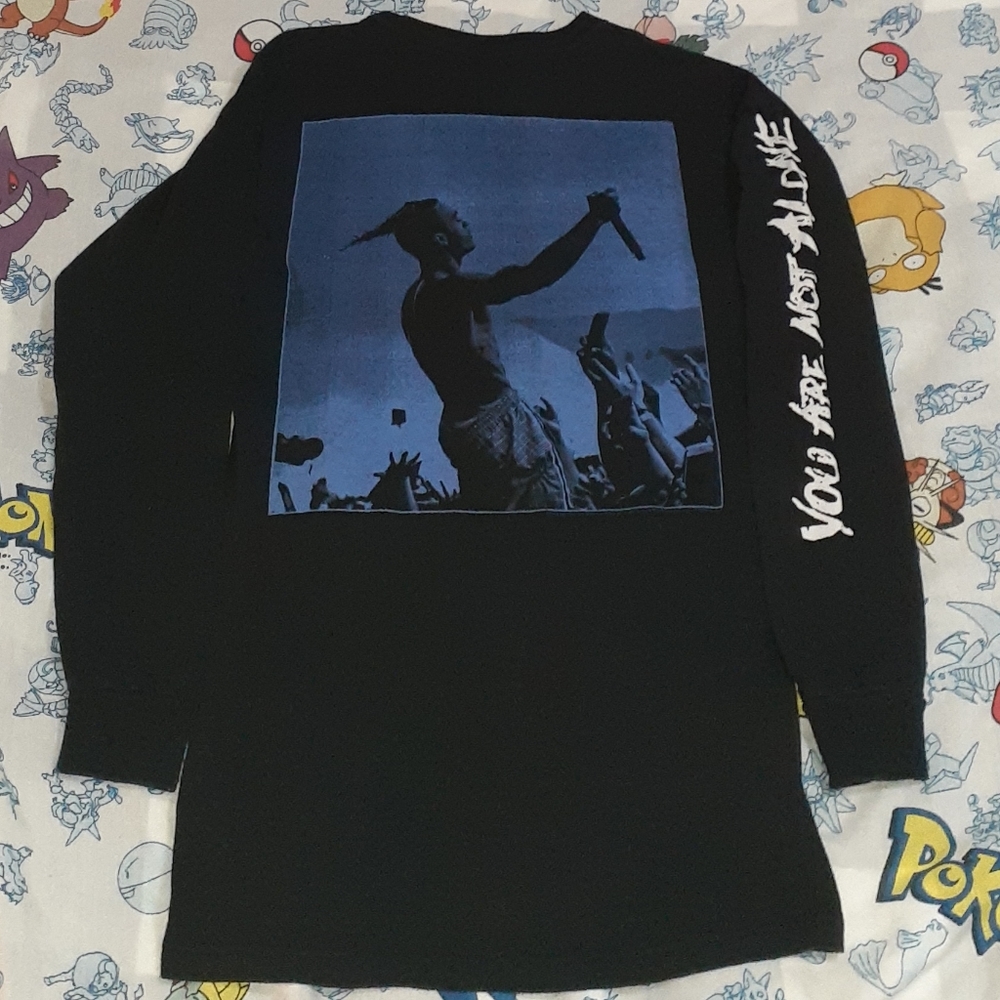 2019 XXXTENTACION You Are Not Alone Long Sleeve Print Shirt Rap Hip Hop Tee